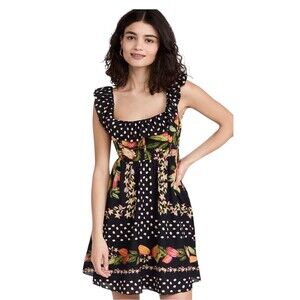 NWT FARM Rio Cocoa Paradise Dress Size S Msrp $200